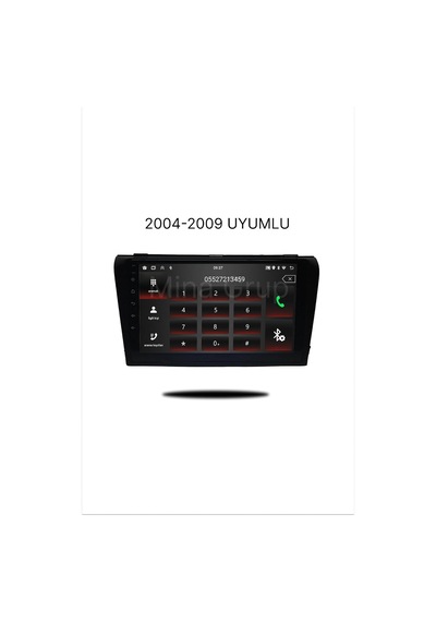 Mazda 3 2004-2009 Uyumlu Multimedya Carplay & Android Auto Geri Görüş Kamerası Hediye 6gb