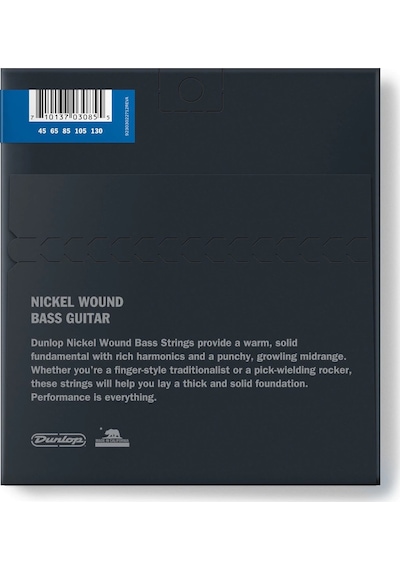 Jim Dunlop Dbn45130 Nickel Wound Bass Strings. Medium Takım Tel 5
