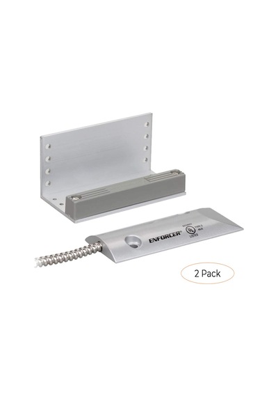Sm-226l-3q Tepegöz Kapı Manyetik Kontak 2'li Paket 2-3/4 70 Mm Boşluk, Açık/kapalı Döngü 3 Tel , 24 61cm