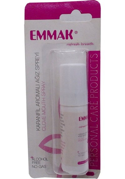 Emmak Karanfil Aromalı Alkolsüz Ağız Spreyi 15 ML