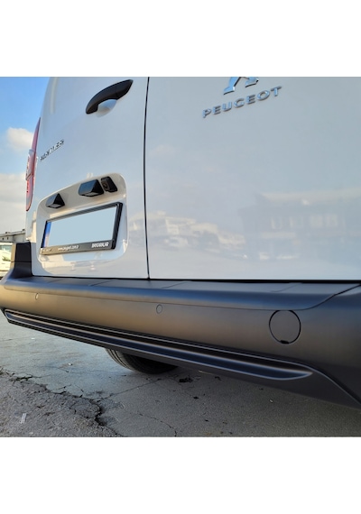 Opel Combo Panelvan Arka Tampon Eşiği Mat Siyah 2019 Model Ve Sonrası