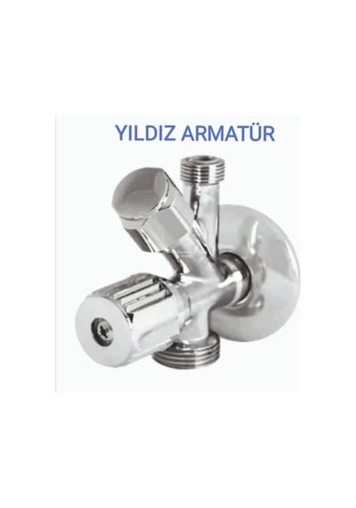 Çamaşır-bulaşık Musluğu Ve Taharet Musluğu Çıkışlı Birleştirici Tek Muslukta Çift Fonksiyon