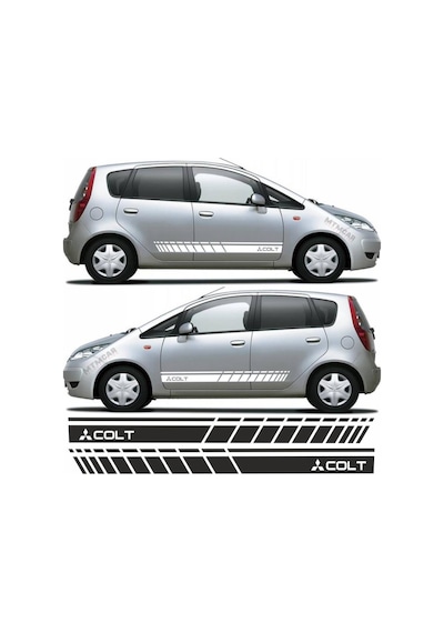 Mitsubishi Colt Yan Şerit Oto Sticker (295981832)