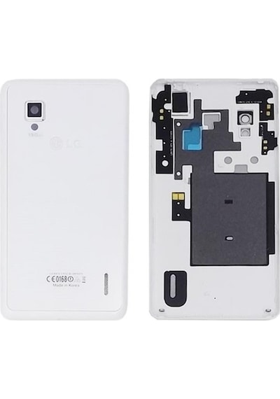 LG Uyumlu Optimus G E975 Kasa Kapak Beyaz