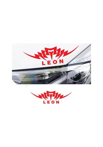 Seat Leon Ibiza Kral Logo Oto Sticker Tampon Çıkartma Yapıştırma