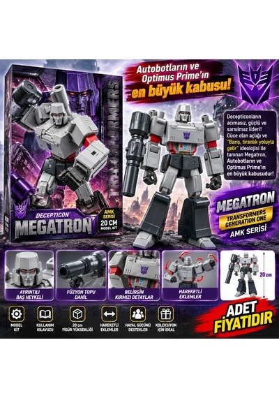 75311 Figür Transformers Generetıon One Megatron 20cm Trns