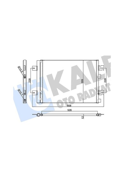 Klima - 858 - Radyatörü Kurutuculu Renault Clıo Iv, Dacıa Duster 2010-, Sandero 2008-, Logan 2010- - Almparca - 1.2 16v