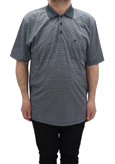 Becces Dmctekstil Erkek Füme 003 Desenli Klasik Kesim Rahat Kalıp Tek Cepli Battal Polo Yaka T-shirt Becces Dmctekstil Erkek Füme 003 Desenli Klasik Kesim Rahat Kalıp Tek Cepli Battal Polo Yaka T-shirt