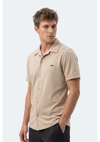 Slazenger Katelın Erkek Bej Gömlek