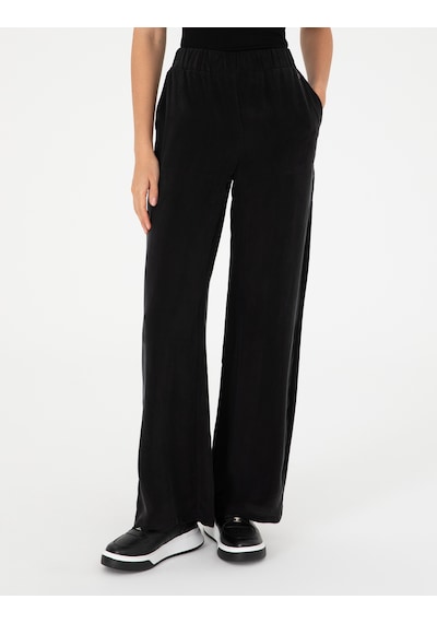 Pierre Cardin Kadın Siyah Pantolon Kanvas-chino 50291295-vr046 Siyah