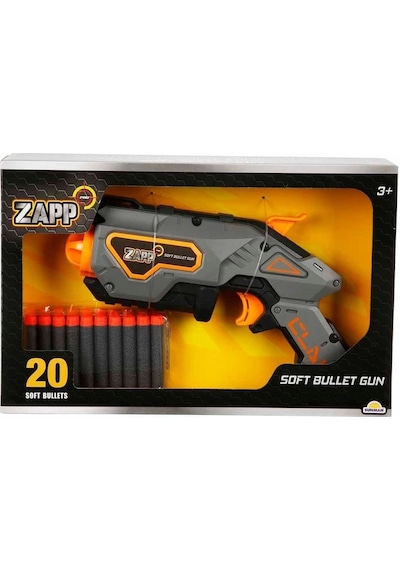 4576 Zapp Toys 20 Mermili Sünger Dart Atan Silah 28 Cm