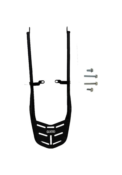 Tvs Raider 125 2023 - 2026 Uyumlu Arka Çanta Demiri Siyah
