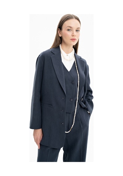 Aker 24ss05094111 Küçük Beden Ceket 24ss05094111 014 Lacivert Lacivert