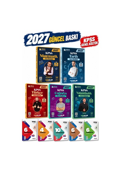2027 Kpss Atölye Serisi Genel Yetenek Genel Kültür Tamamı Video Çözümlü Soru Bankası Seti Ve Branş D
