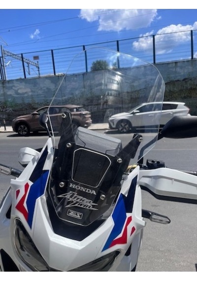 Zeus Motor 2020-2024 Honda Crf1100l Africa Twin Uyumlu L2/l4 Uzun Ön Cam Şeffaf Renk