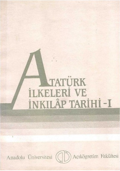 Atatürk Ilkeleri ve Inkılap Tarihi 1 ve 2 Cilt Takım