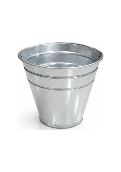 Kum Kovası Su Kovası Metal Galvaniz Çok Amaçlı Kova Çapı 30 Cm
