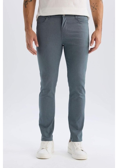 DeFacto Yazlık Chino Kanvas Pantolon Slim Fit Dar Kesim Cepli Dar Paça T1055AZ25SPNV71