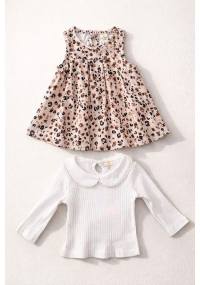 Uğur Bebe Yumuşacık Leopar Desenli Jile Elbise & Bebe Yaka Fitilli Body Kombin %95 Pamuk Bayramlık Kız Çocuk Leopar Leopar Uğur Bebe Yumuşacık Leopar Desenli Jile Elbise & Bebe Yaka Fitilli Body Kombin %95 Pamuk Bayramlık Kız Çocuk Leopar Leopar