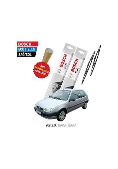 Bosch Eco Citroen Saxo Silecek Takımı (1996-2003)