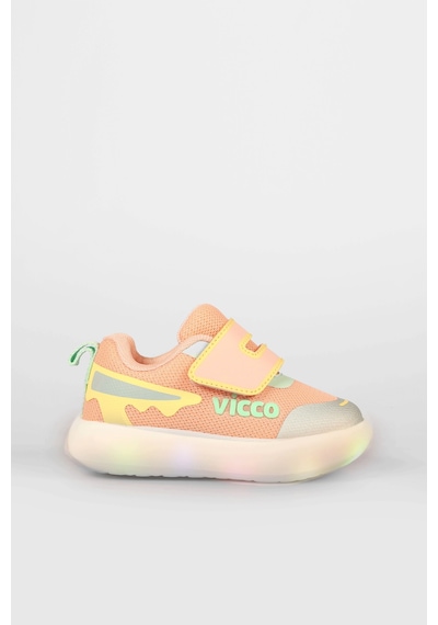 Vicco Melodic Işıklı Kız Okul Öncesi Pudra Sneaker