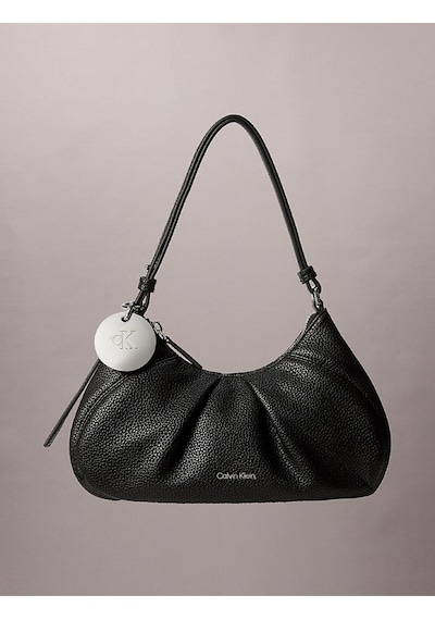 Calvin Klein Kadın Engraved Small El Çantası-15856 Siyah