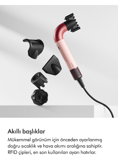 Dyson Supersonic r™ Saç Kurutma Makinesi Düz + Dalgalı Ceramic Pink