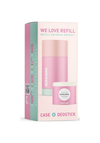 Ben & Anna Love Me Deodorant Kutu + Refill 40 Gr %100 Doğal Vegan Alüminyum İçermez Nemlendirici