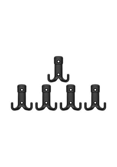 Kare Askı, Metal Vestiyer Askısı, Matsiyah, Duvar Ve Dolap Askılığı 5'li Set Vidalı Matsi Yah