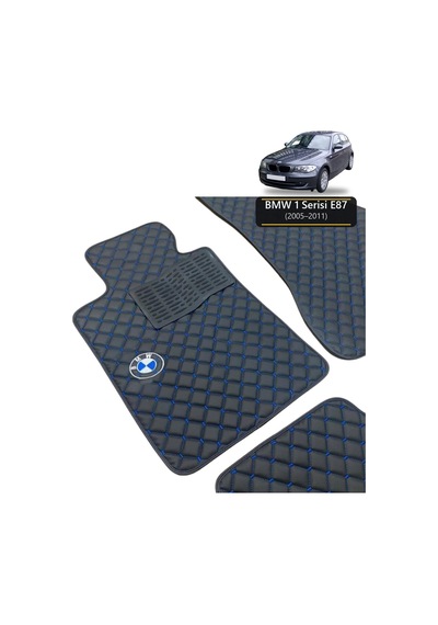 Oto Halı Paspas Bmw 1 Serisi E87 2005-2011 Uyumlu Mperformance M Teknik Sport Kaymaz & Şık Tasarım - Tasarım 9