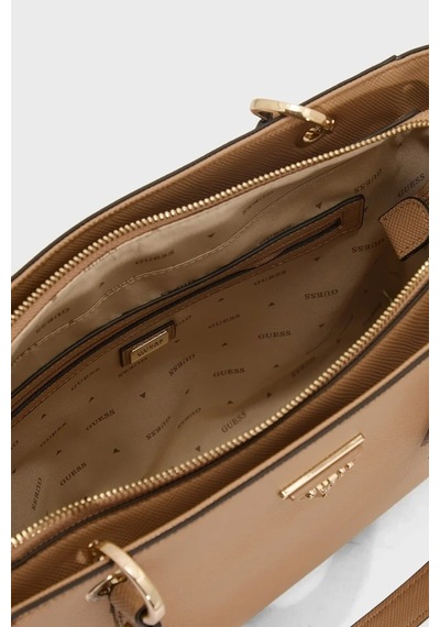 Guess Noelle Iı Tote-kadın Omuz Çantası -zg967225 Vizon