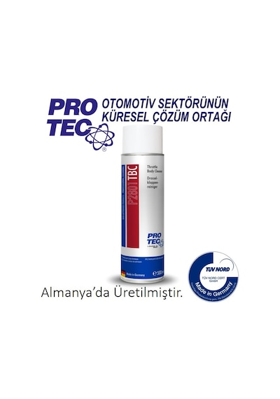 Protec Gaz Kelebeği Temizleme Spreyi - Yanma Odası Temizleyici