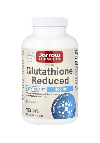Jarrow Formulas, Vegan Glutathione Reduced, 500 Mg, 150 Veg Capsules