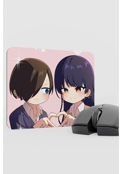 Boku No Kokoro No Yabai Yatsu Anime V2 - 22x18 Gaming Kauçuk Kaymaz Taban Mouse Pad Fare Altlığı
