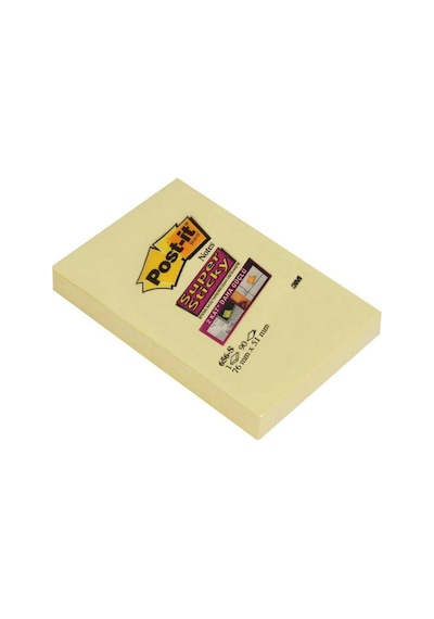 Post-it Super Sticky Yapışkanlı Not Kağıdı 51x76mm 90 Yaprak Sarı