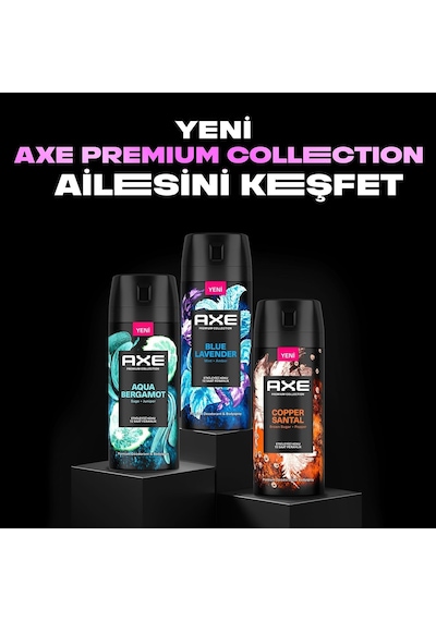 Axe Premium Collection Erkek Sprey Deodorant Blue Lavender 150 Ml