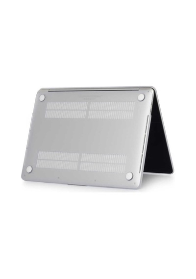 Apple Uyumlu MacBook 13.3' Air 2020 A2337 Zore Msoft Kristal Kapak Gri