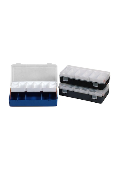 Powerex Şeffaf Kapaklı Raflı Balıkçı Malzeme Organizer