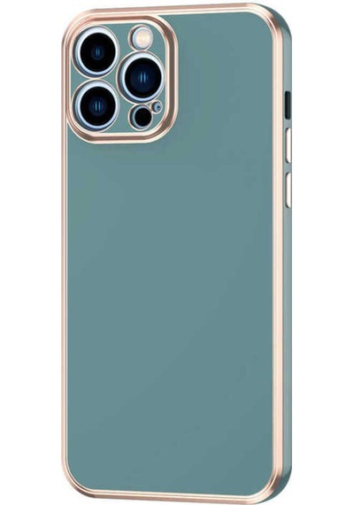 Apple Uyumlu iPhone 12 Pro Kılıf Zore Bark Kapak Petrol Yeşil