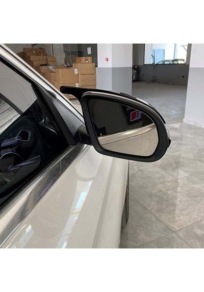 Mercedes W205 C Serisi 2015 Sonrası Batman Yarasa Ayna Kapağı Piano Black Abs Plastik