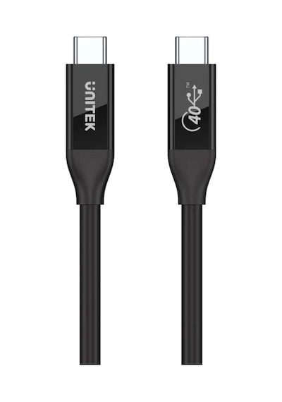 Unıtek Usb4 Thunderbolt Kablo 0.8mt 40gbps, 8k&60hz,100w C14100bk-0.8m