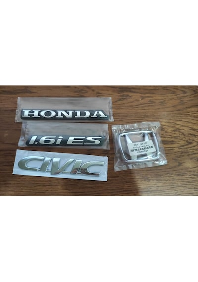 Civic Bagaj Arma Ve Civic Yazıları 1998 - 2000 Honda Civic 1.6 İes Bagaj Arması Seti