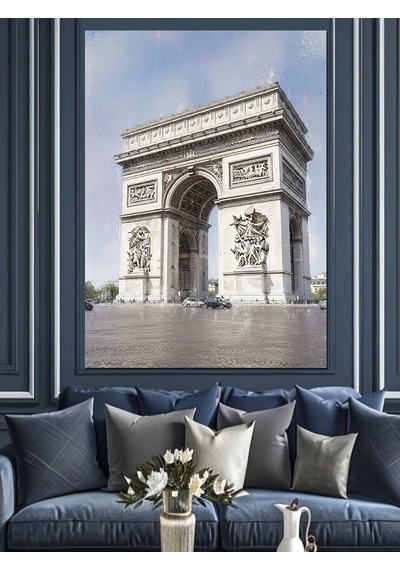 Ahşap Tablo Paris Tarihi Eser