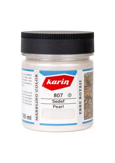 Karin Geleneksel Ebru Boyası 807 Sedef 105 Ml