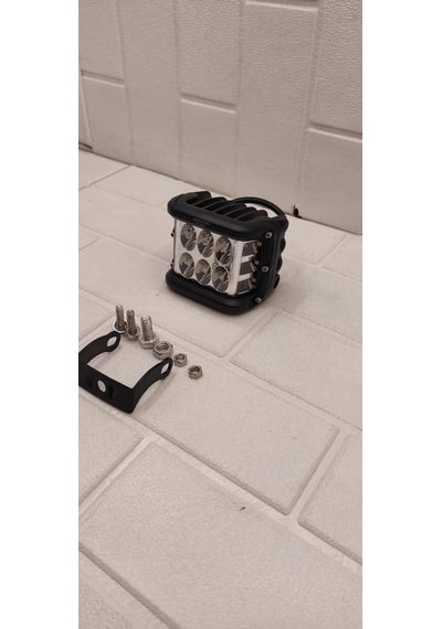 Off Road Çalışma Lambası Çakarlı Beyaz-turuncu 12v-30v 18w