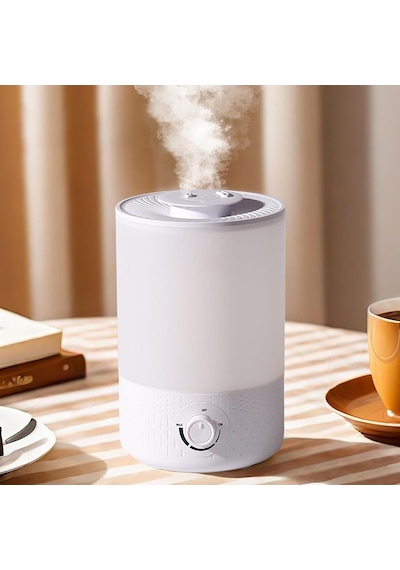 Robeve Rbh-02 Ultrasonik Hava Nemlendirici Aroma Difüzörü 4 Litre Buhar Makinesi 4l Nemlendirici - Otomatik Kapanma S