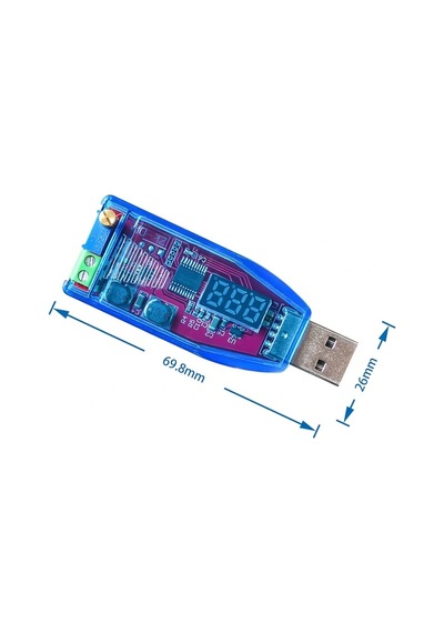 Usb 5v / 1v-24v Dc-dc Usb Voltaj Yükseltici Ve Düşürücü Regülatör Modülü
