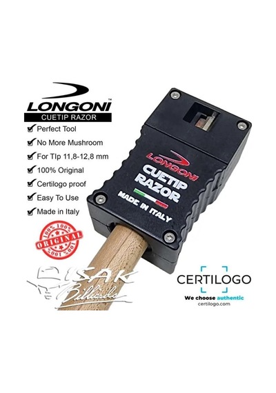 Türkiye Bilardo Longoni Razor Carbon Bıçaklı Kalemtraş