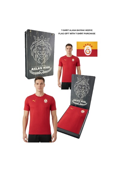 Puma Galatasaray Lisanslı Sıfır Yaka Kırmızı A Takım Antrenman T-shirt Bayrak Ve Lazer Kutulu Hediyelik Kutu Kırmızı - Gri Puma Galatasaray Lisanslı Sıfır Yaka Kırmızı A Takım Antrenman T-shirt Bayrak Ve Lazer Kutulu Hediyelik Kutu Kırmızı - Gri