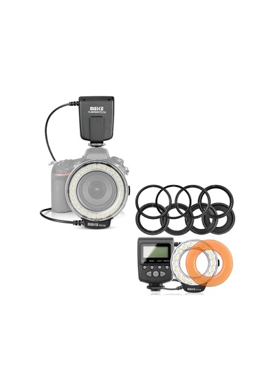 Meike Fc110 Led Makro Ring Flaş, Canon, Nikon, Pentax, Olympus Uyumlu